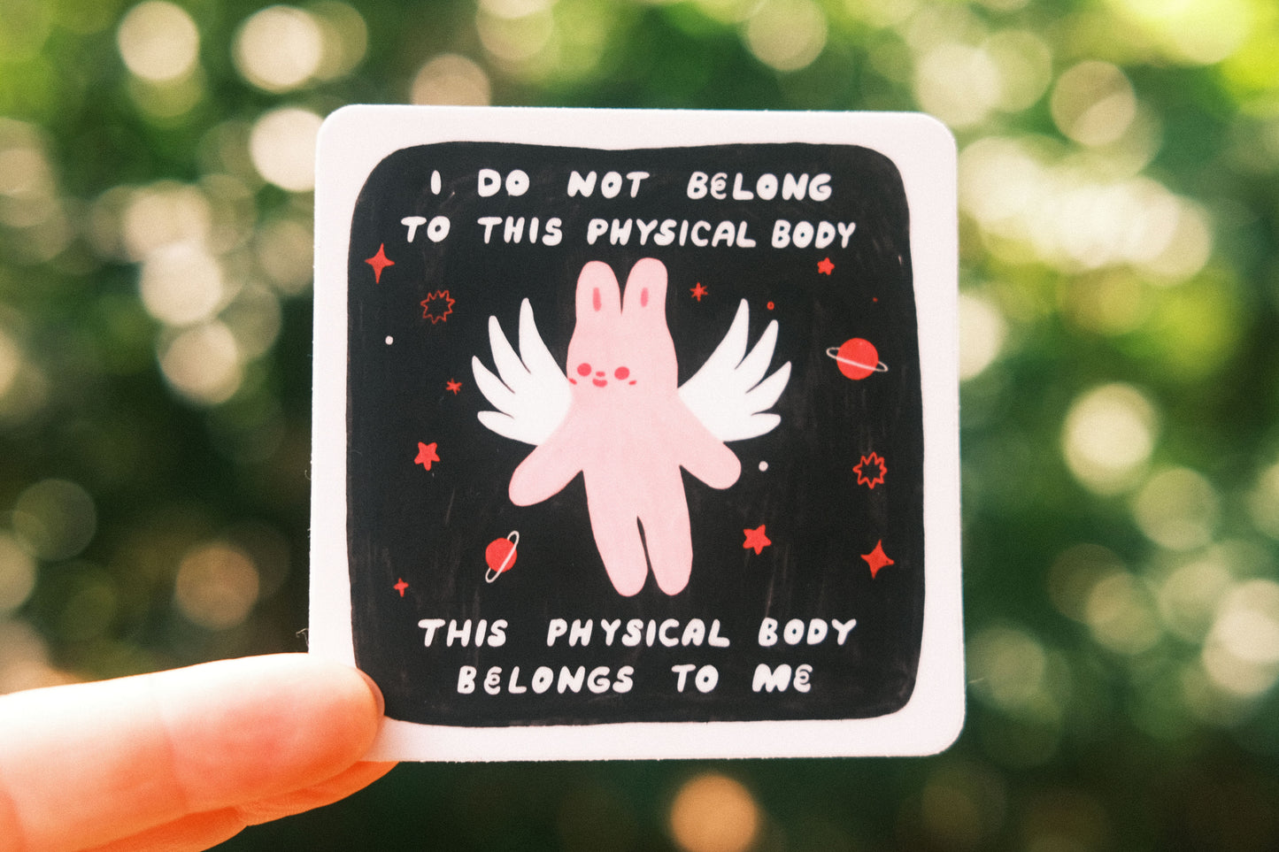 This Body Belongs To Me Sticker