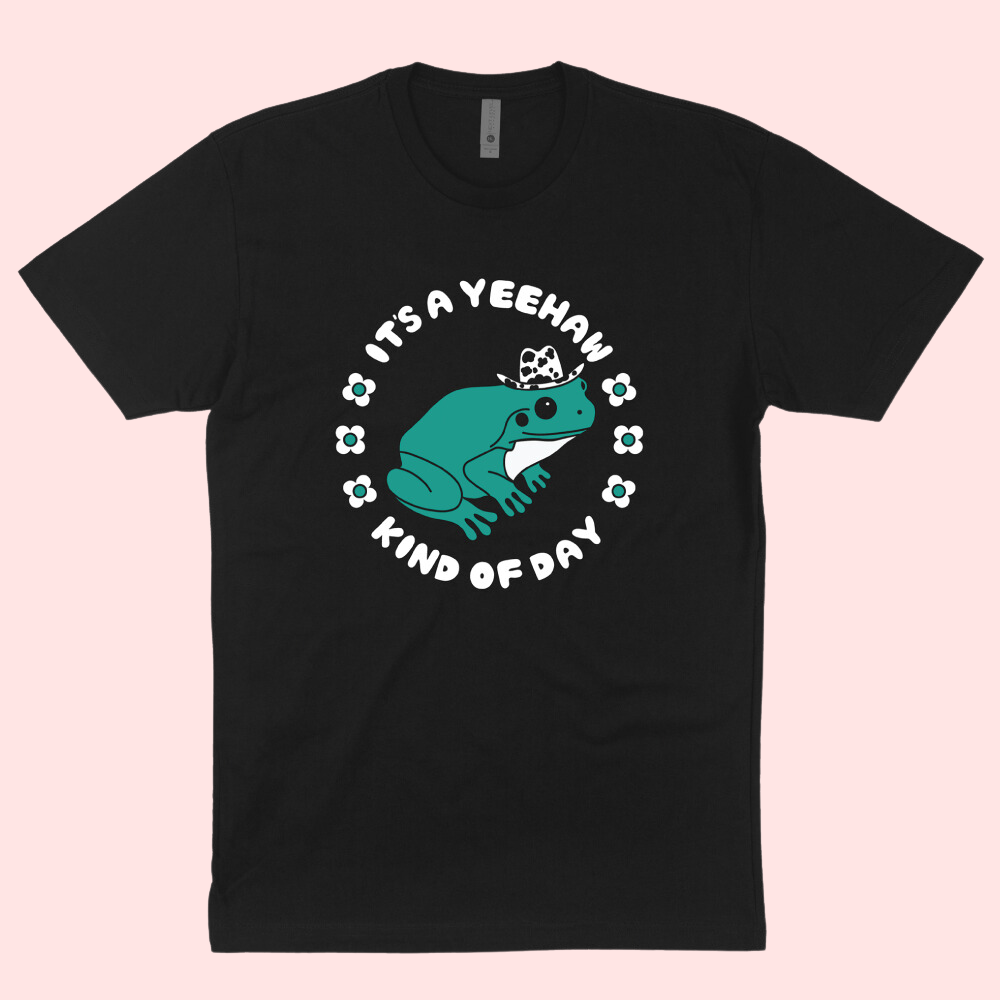 Yeehaw Frog Tee