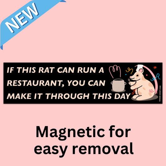 Rat Chef Bumper Magnet