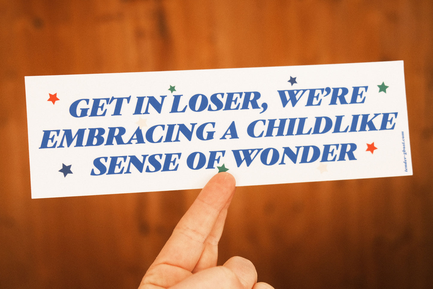 Childlike Sense of Wonder Bumper Sticker