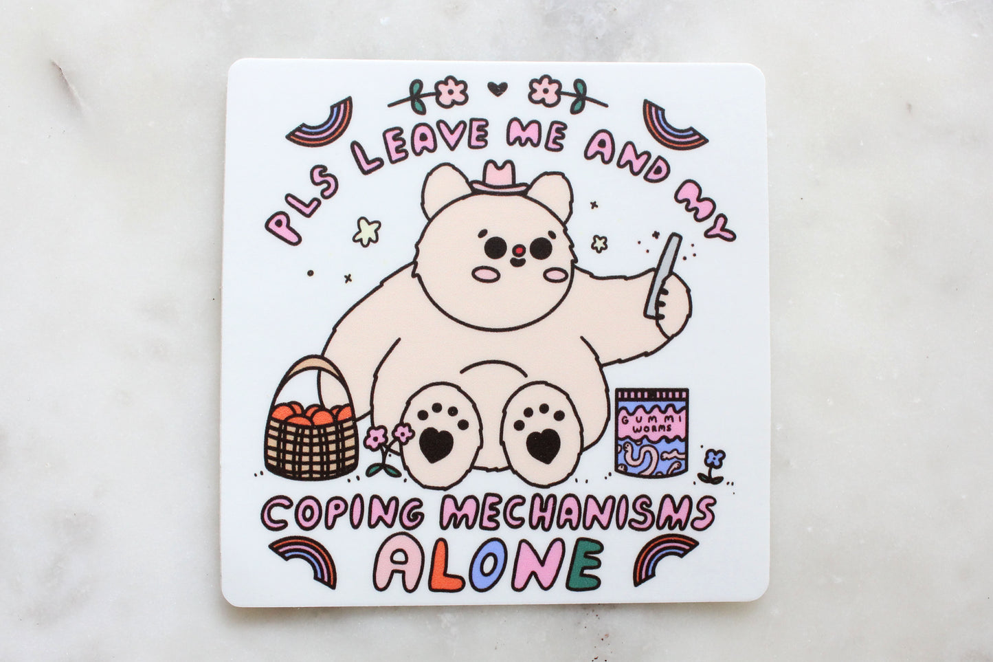 Coping Mechanisms Sticker