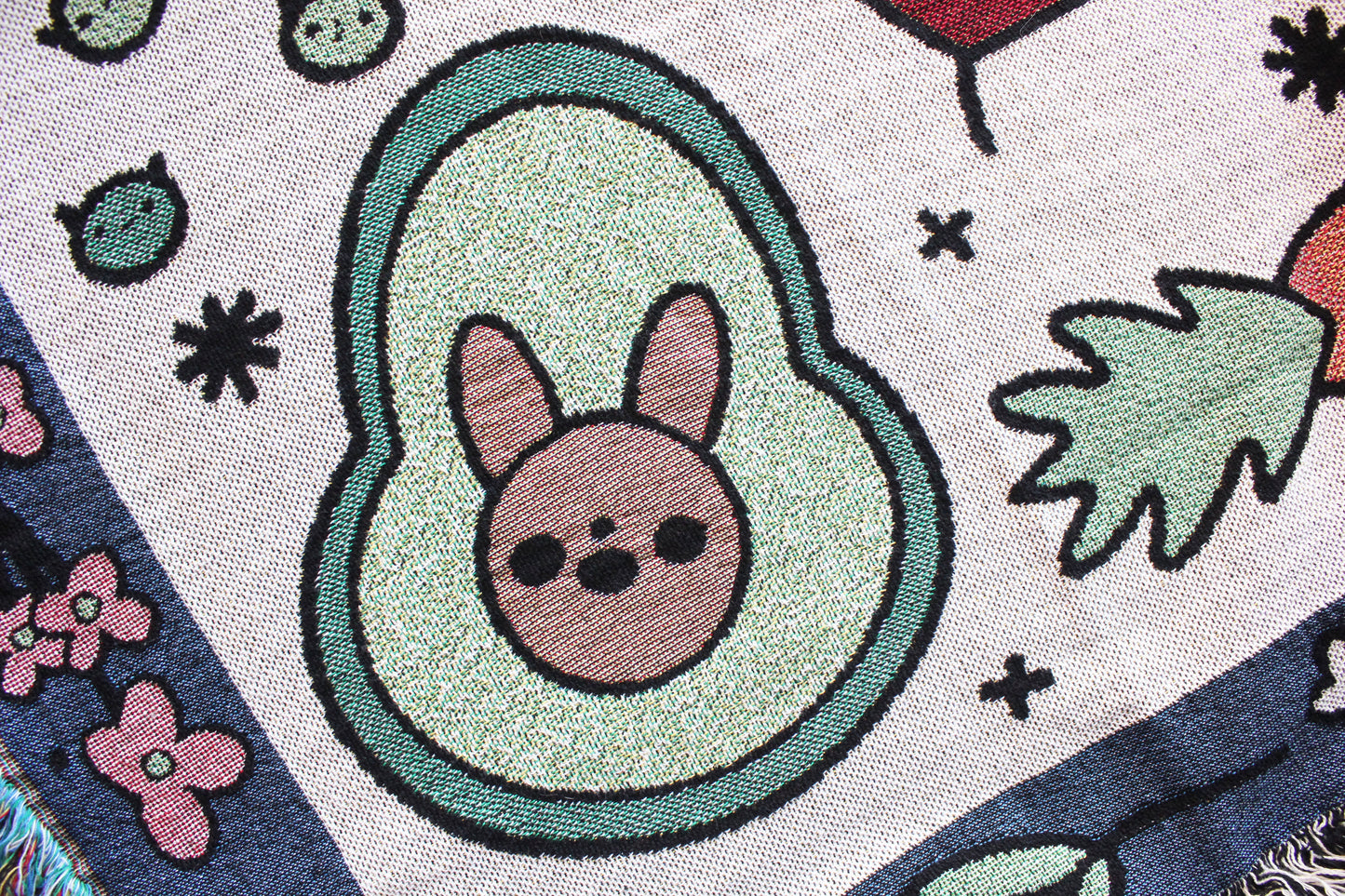 Fruit and Veggies Creature Blanket