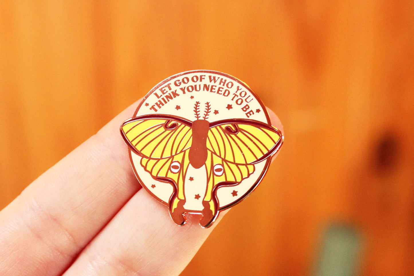 Luna Moth Enamel Pin