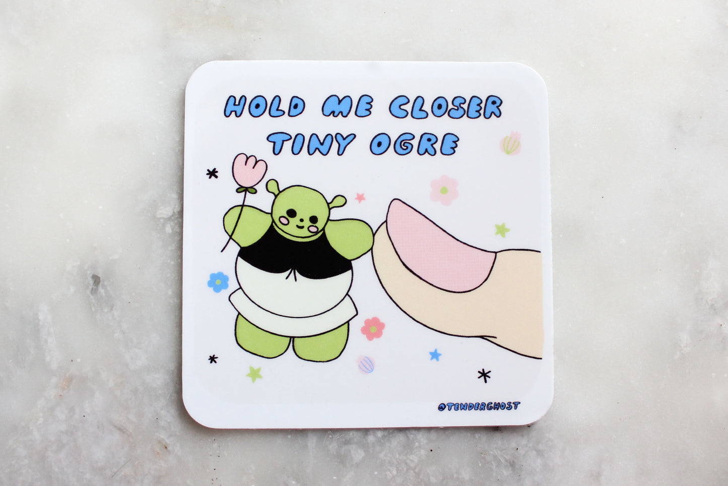 Tiny Ogre Sticker