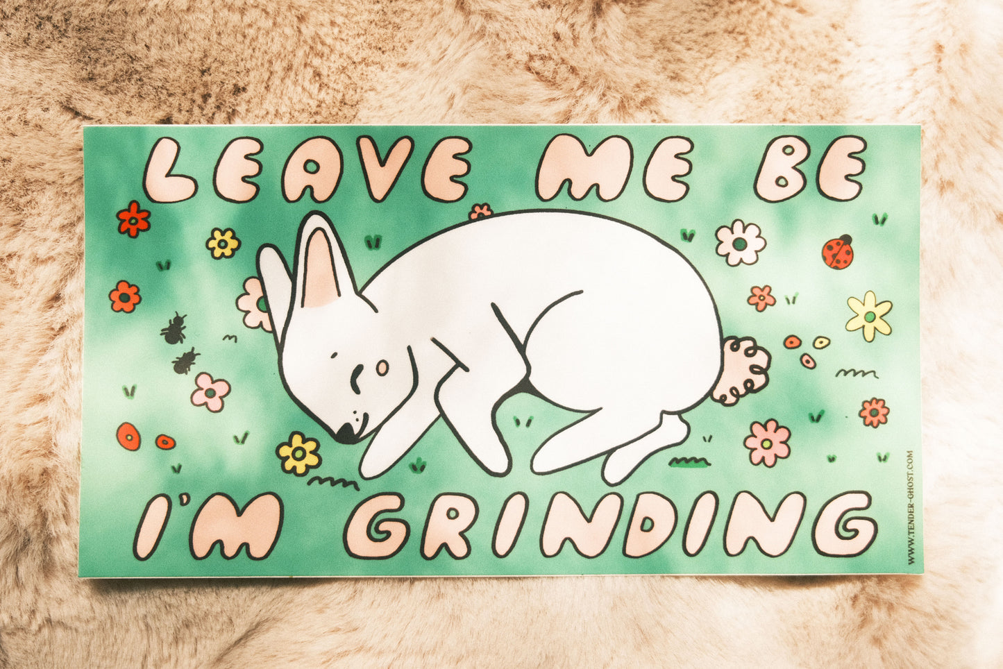 Grinding Bumper Sticker