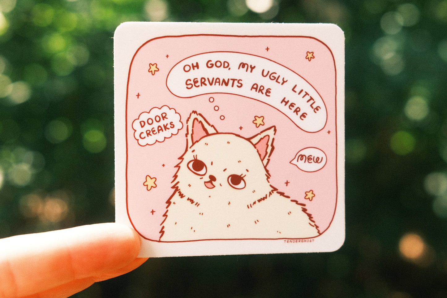 Mean Kitty Sticker