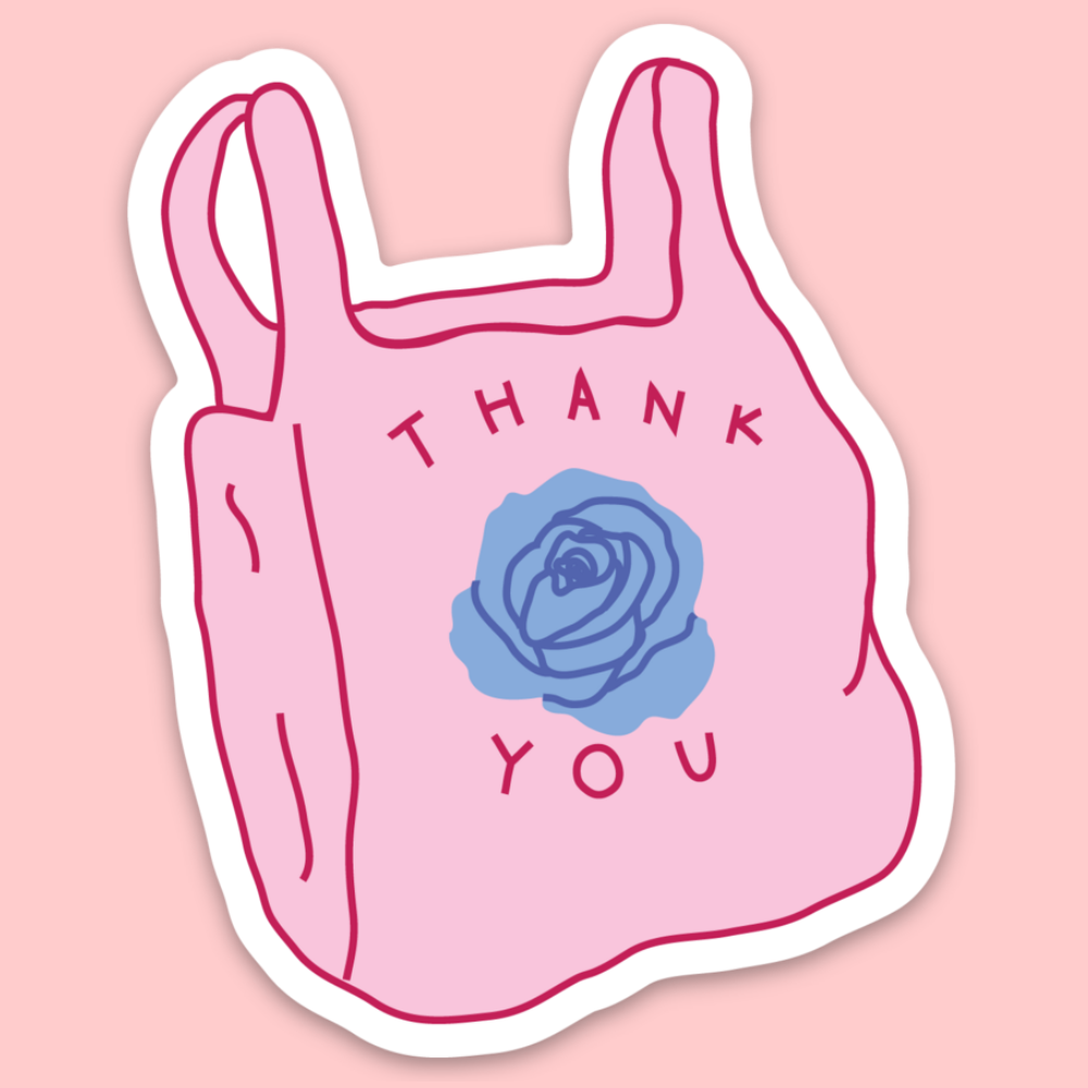 Thank You Bag Sticker