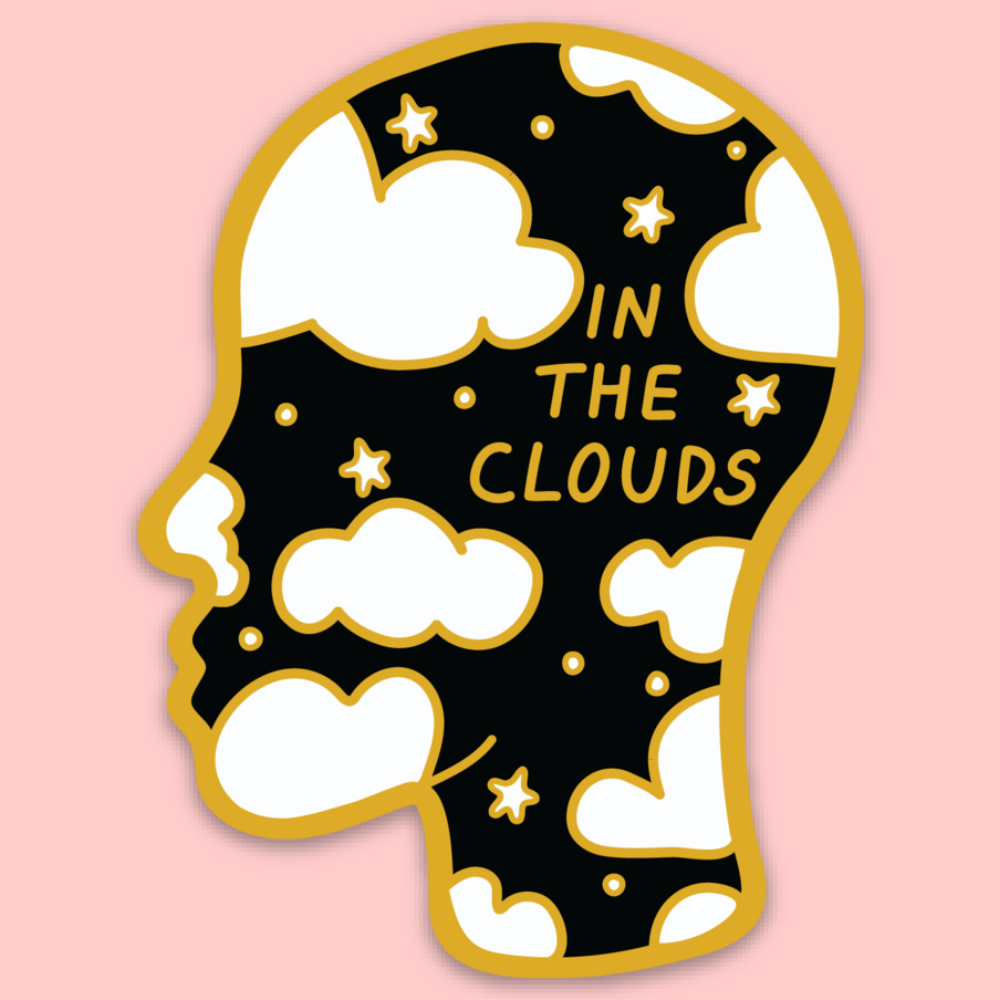 Head In The Clouds Sticker