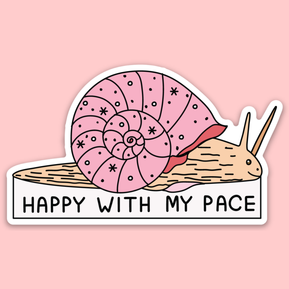 Happy With My Pace Sticker