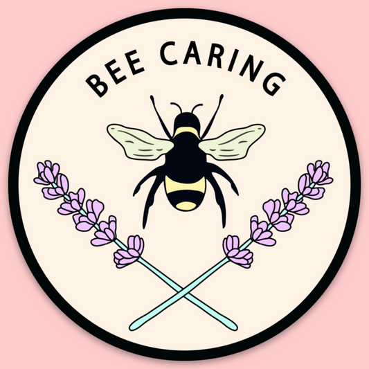 Bee Caring Sticker