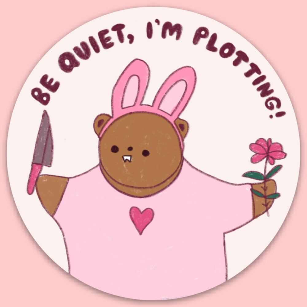 I'm Plotting Sticker