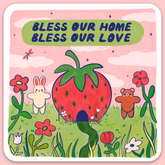 Bless Our Love Sticker