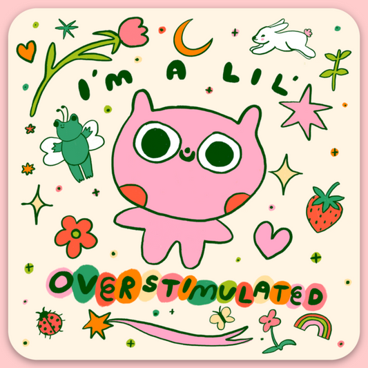 Lil Overstimulated Sticker