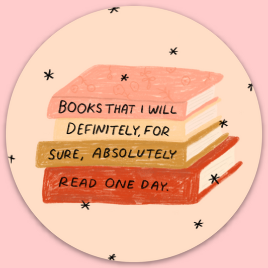 Books I'll Definitely Read Sticker