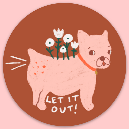 Let It Out Sticker