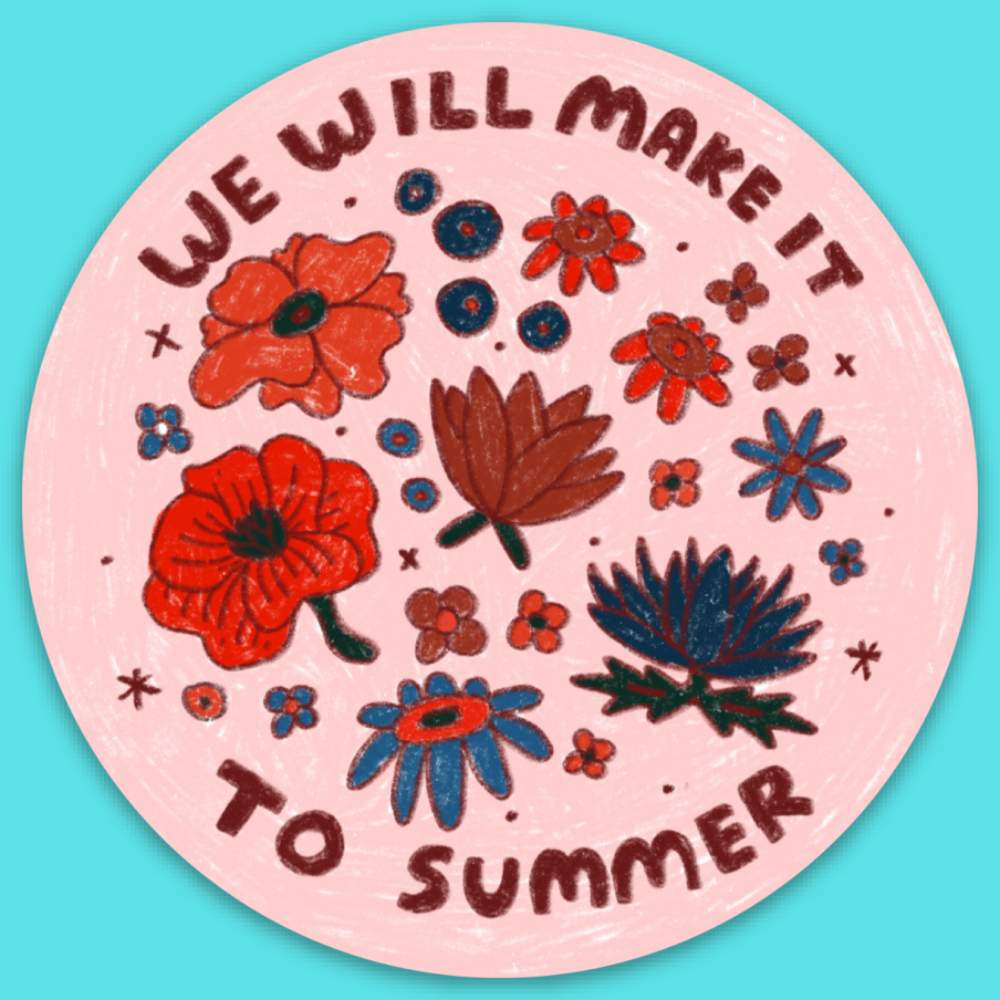 Make It To Summer Sticker