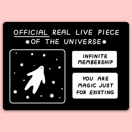 Piece of the Universe Sticker