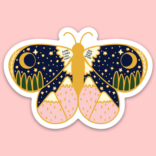 See Your Own Wings Sticker