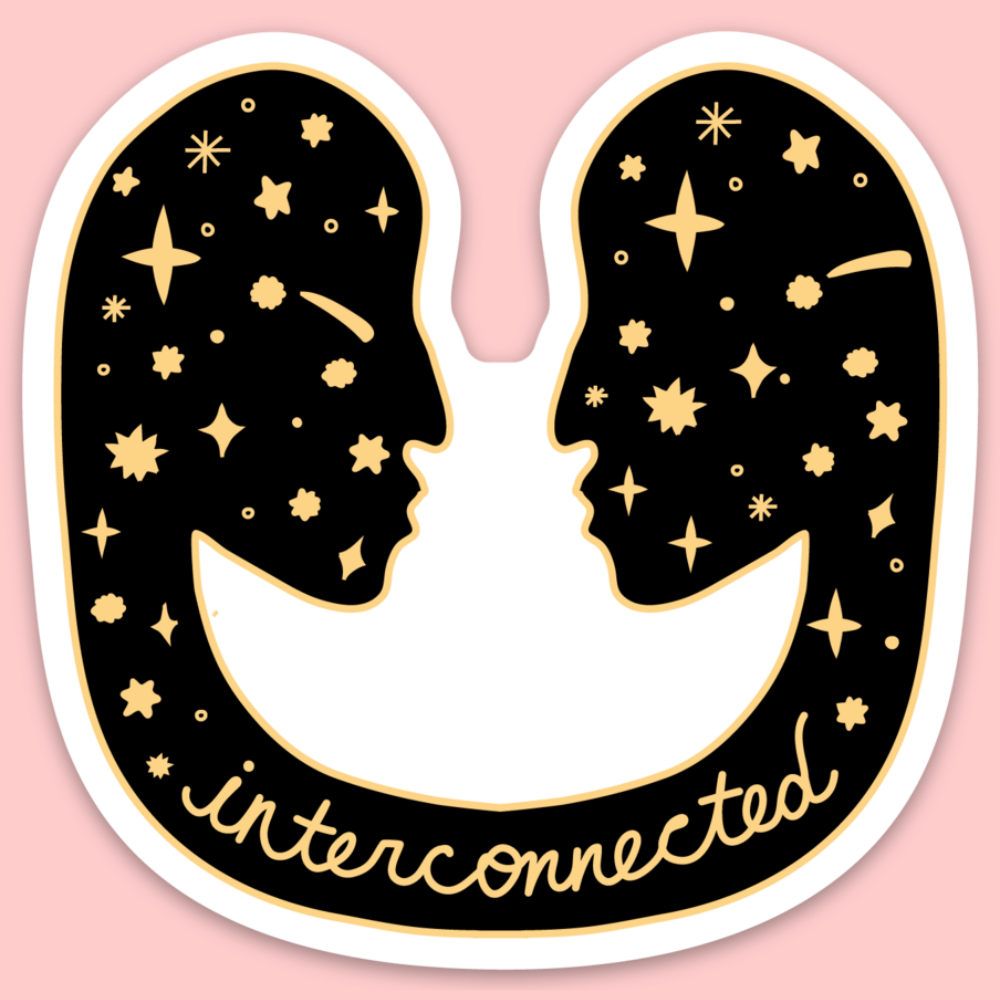 Interconnected Sticker