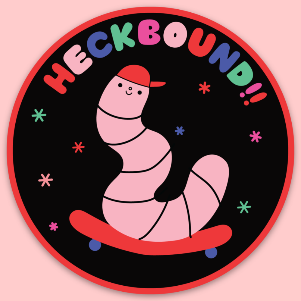 Heckbound Sticker