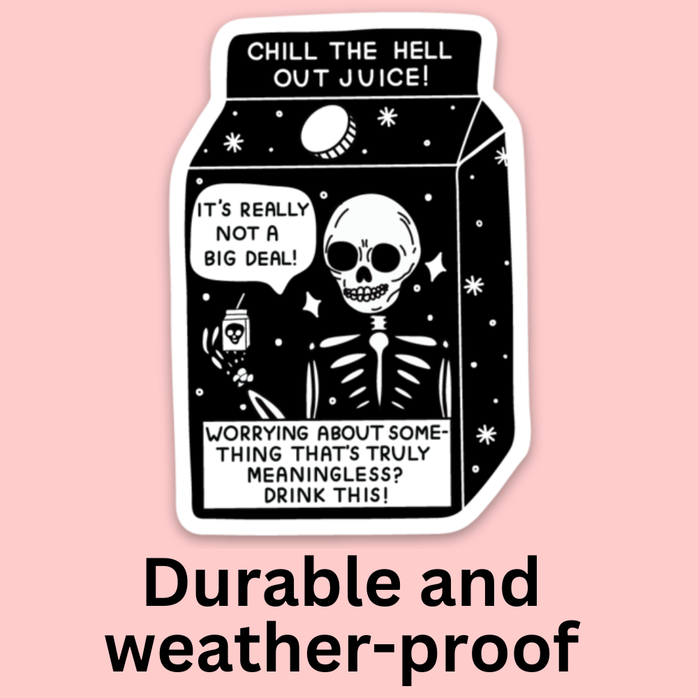 Chill The Hell Out Bumper Sticker