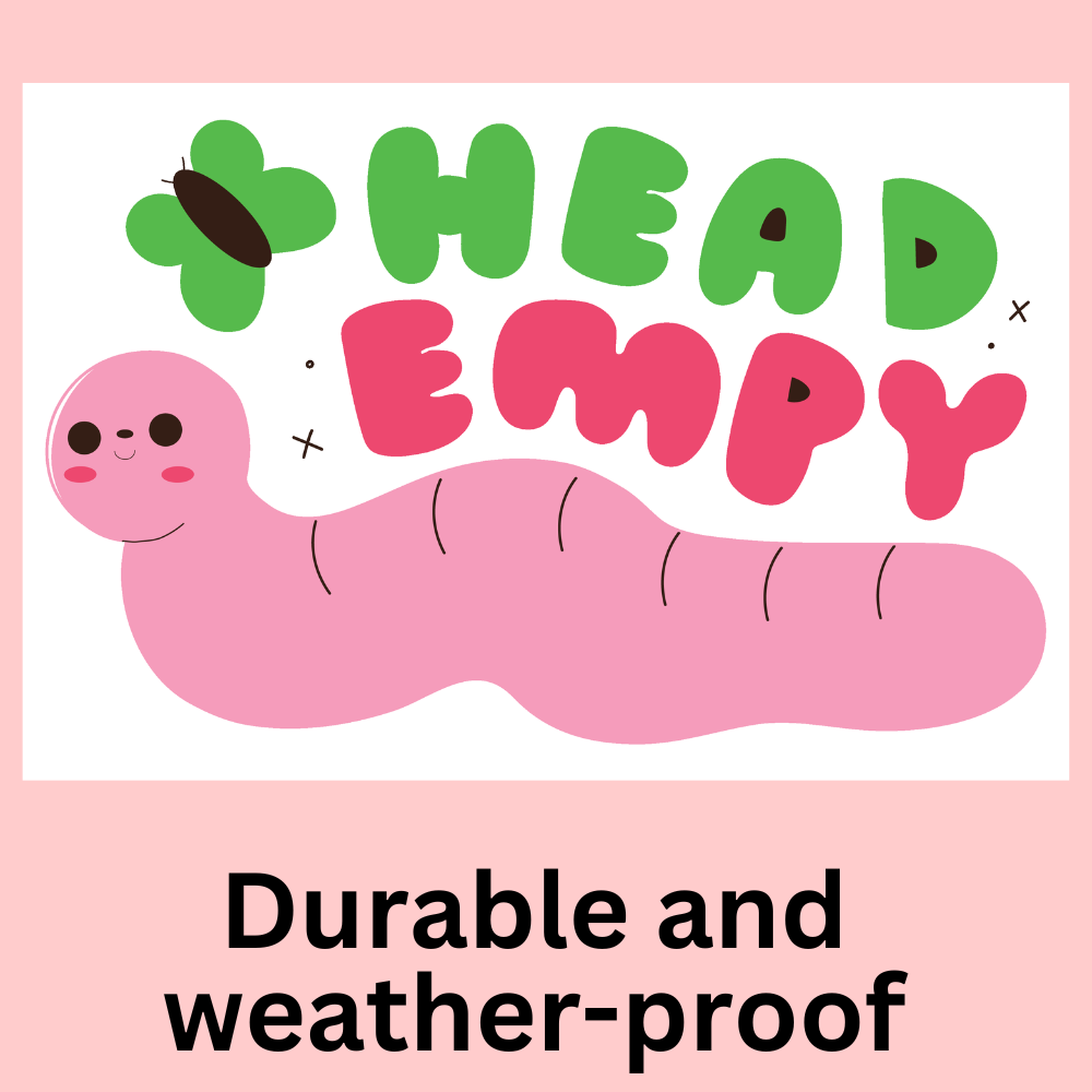 Head Empy Bumper Sticker