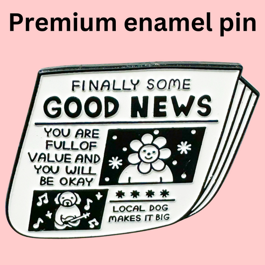 Good News Enamel Pin