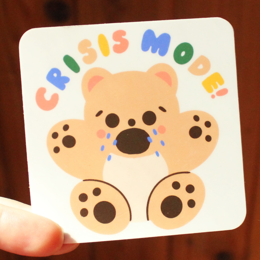 Crisis Mode Sticker