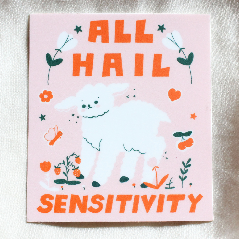 All Hail Sensitivity Sticker – Tender Ghost