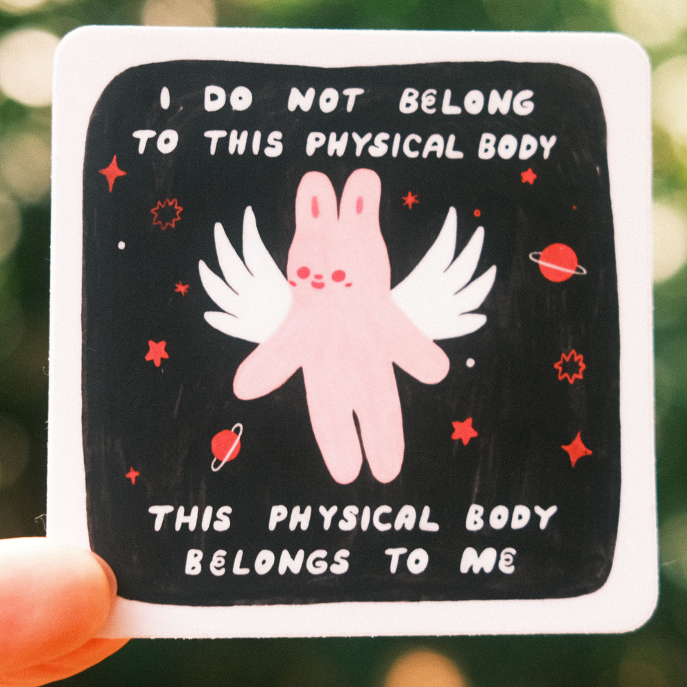 This Body Belongs To Me Sticker