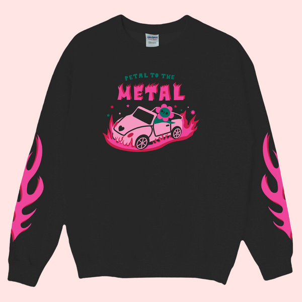 Petal to the Metal Sweatshirt Tender Ghost