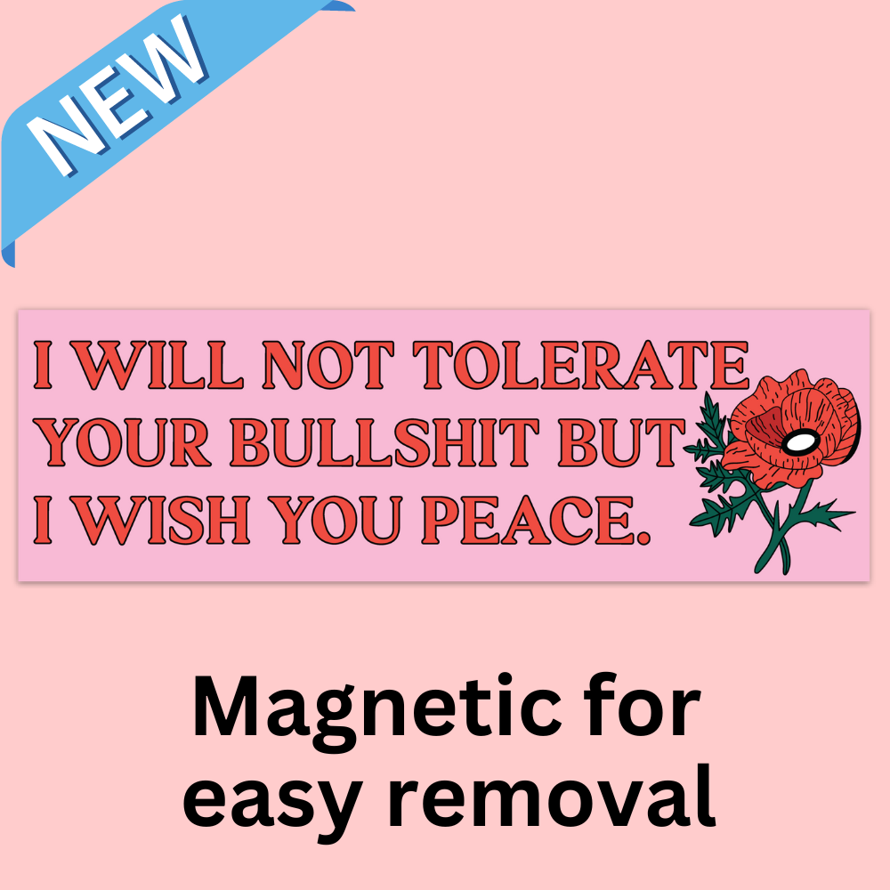 I Wish You Peace Bumper Magnet