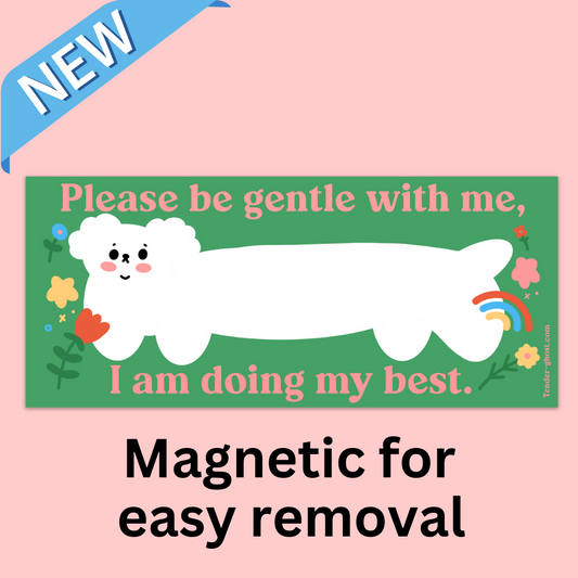 Please Be Gentle Bumper Magnet