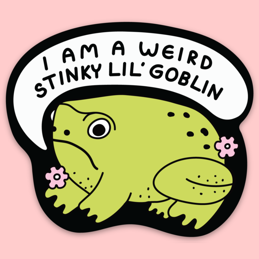 Weird Stinky Goblin Sticker