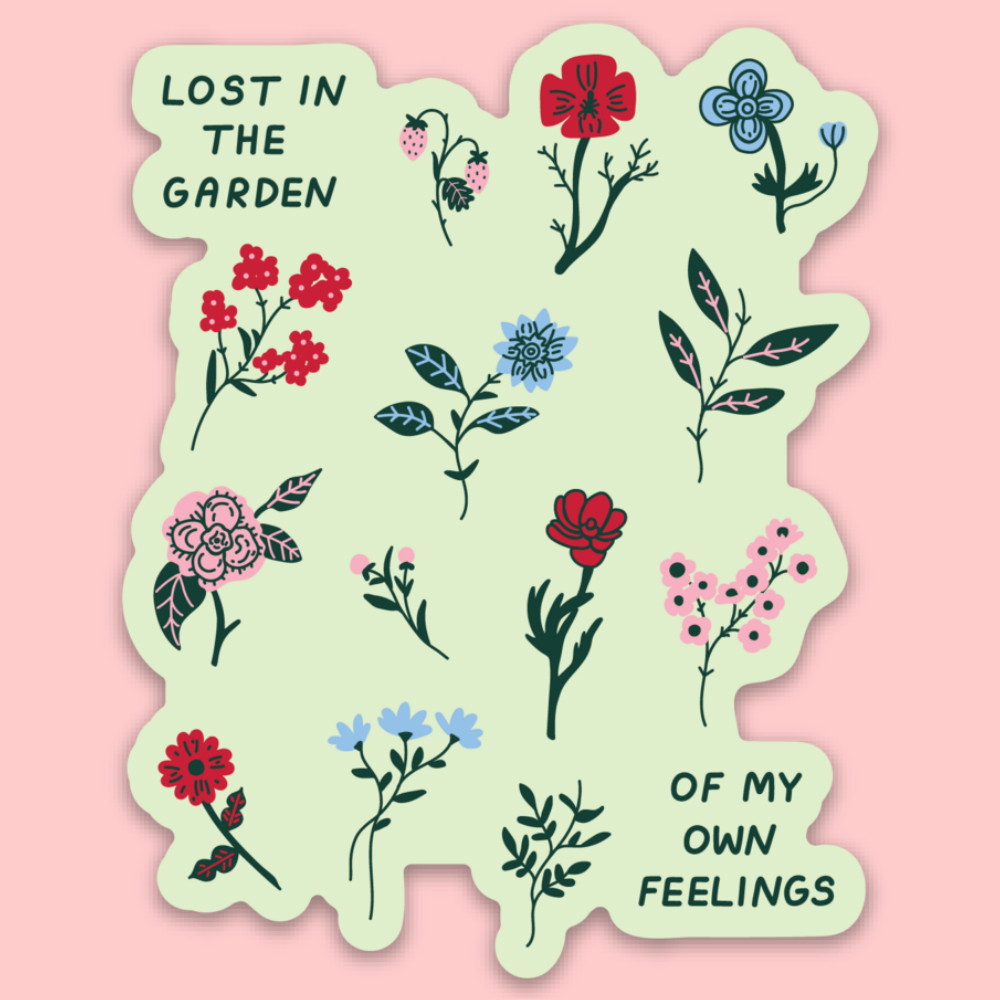 Lost in the Garden Sticker