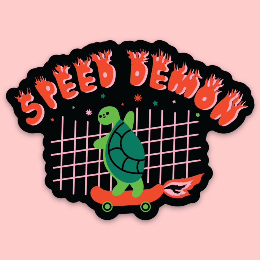 Speed Demon Sticker