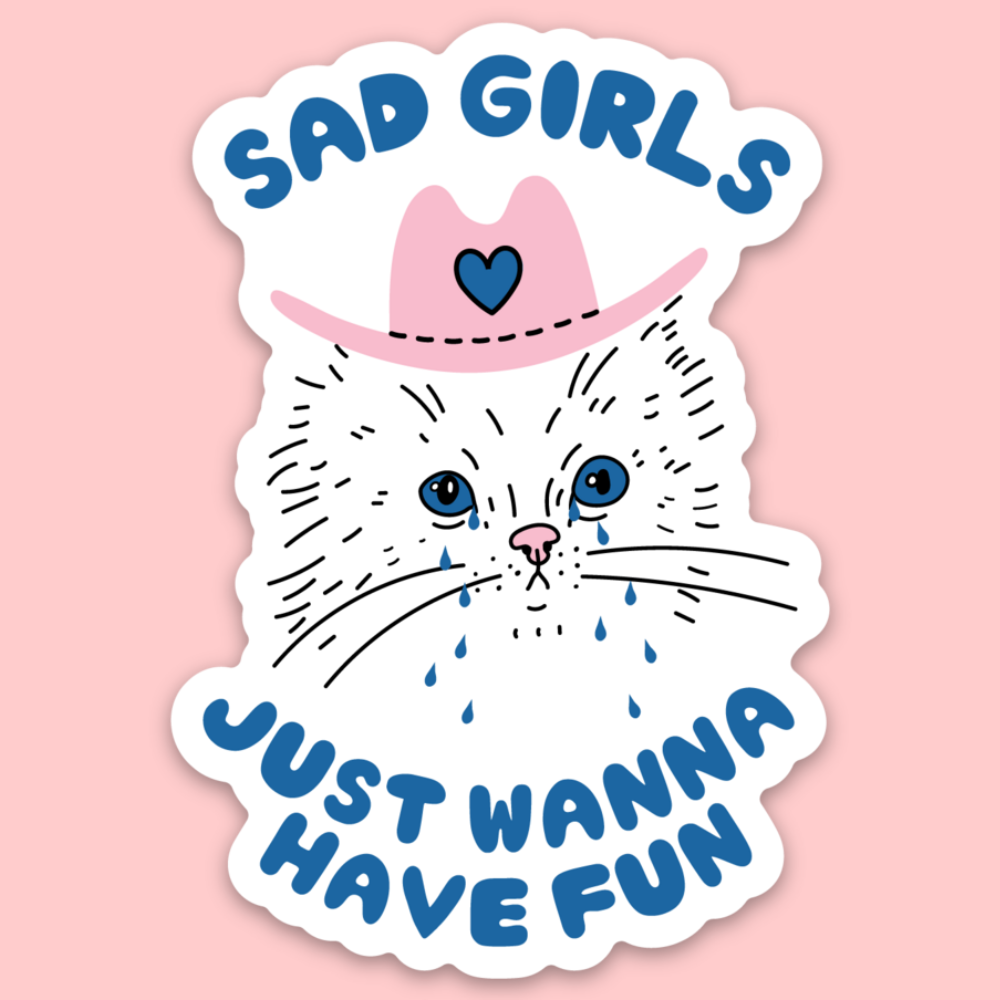 Sad Girls Sticker