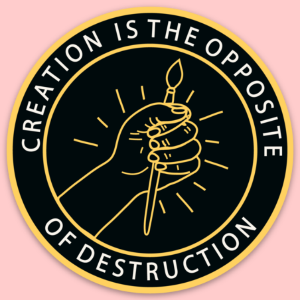 Creation and Destruction Sticker