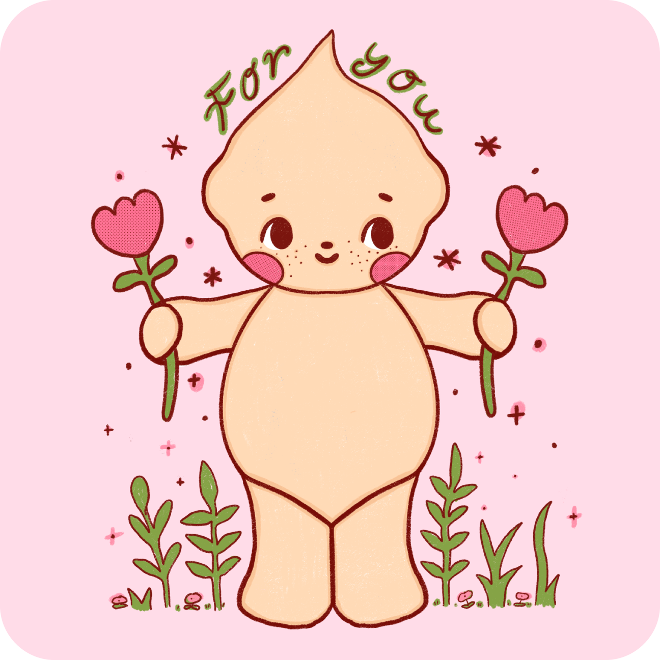 For You Baby Sticker