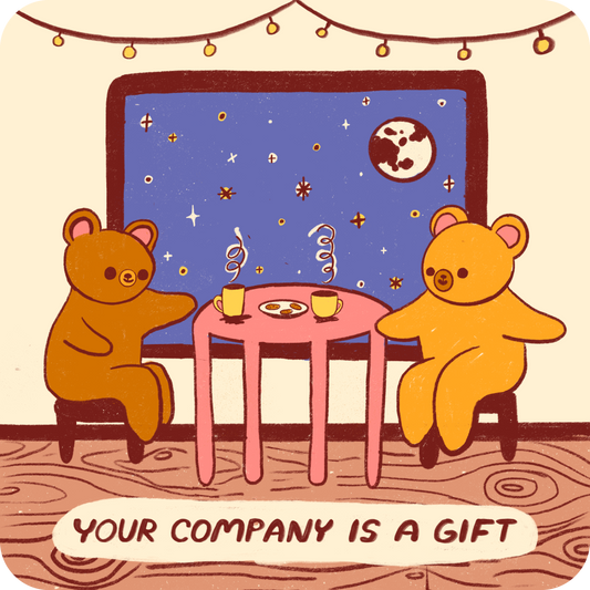 Your Company Is A Gift Sticker