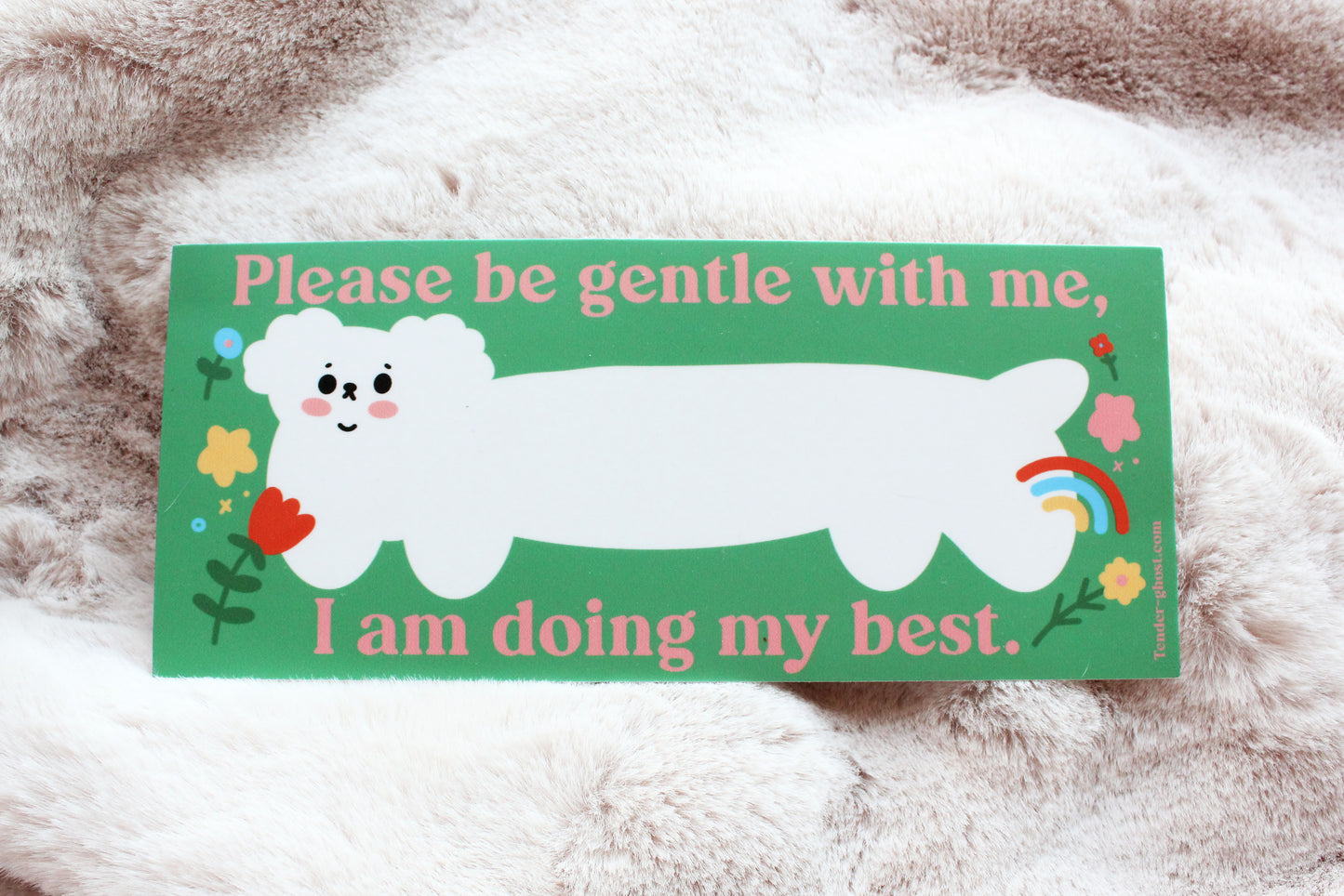 Please Be Gentle Bumper Sticker