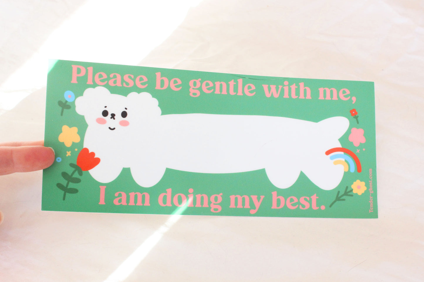 Please Be Gentle Bumper Sticker
