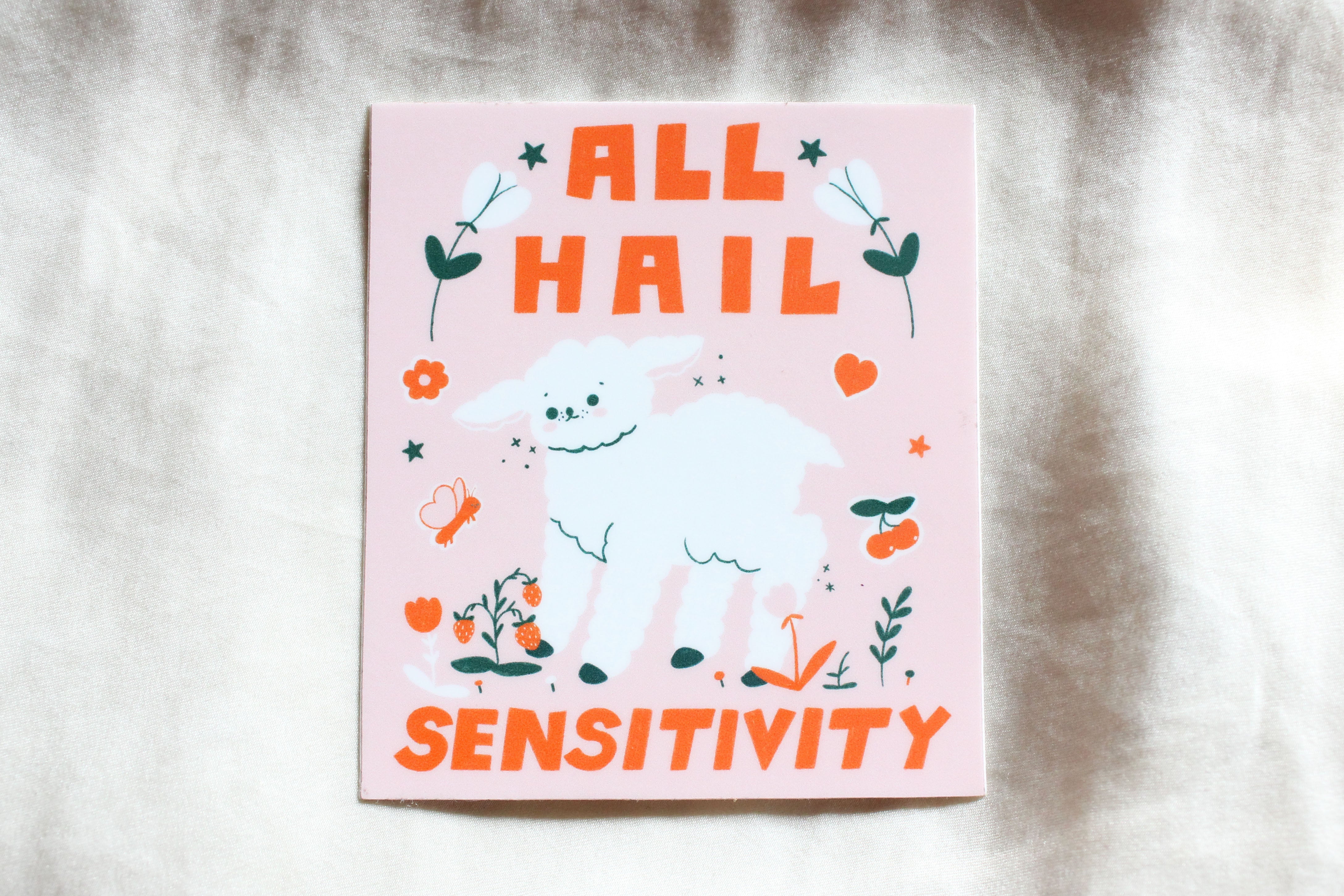 All Hail Sensitivity Sticker ā Tender Ghost