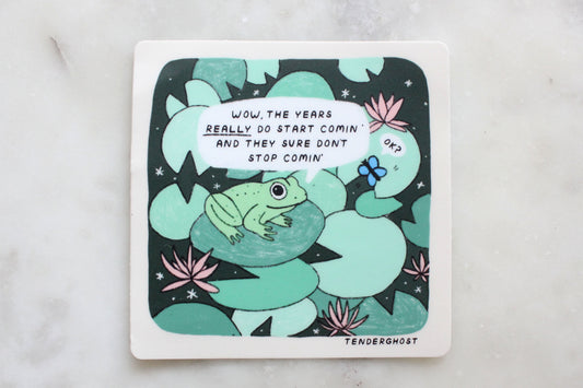 All Star Frog Sticker