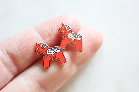 Dala Horse Earrings