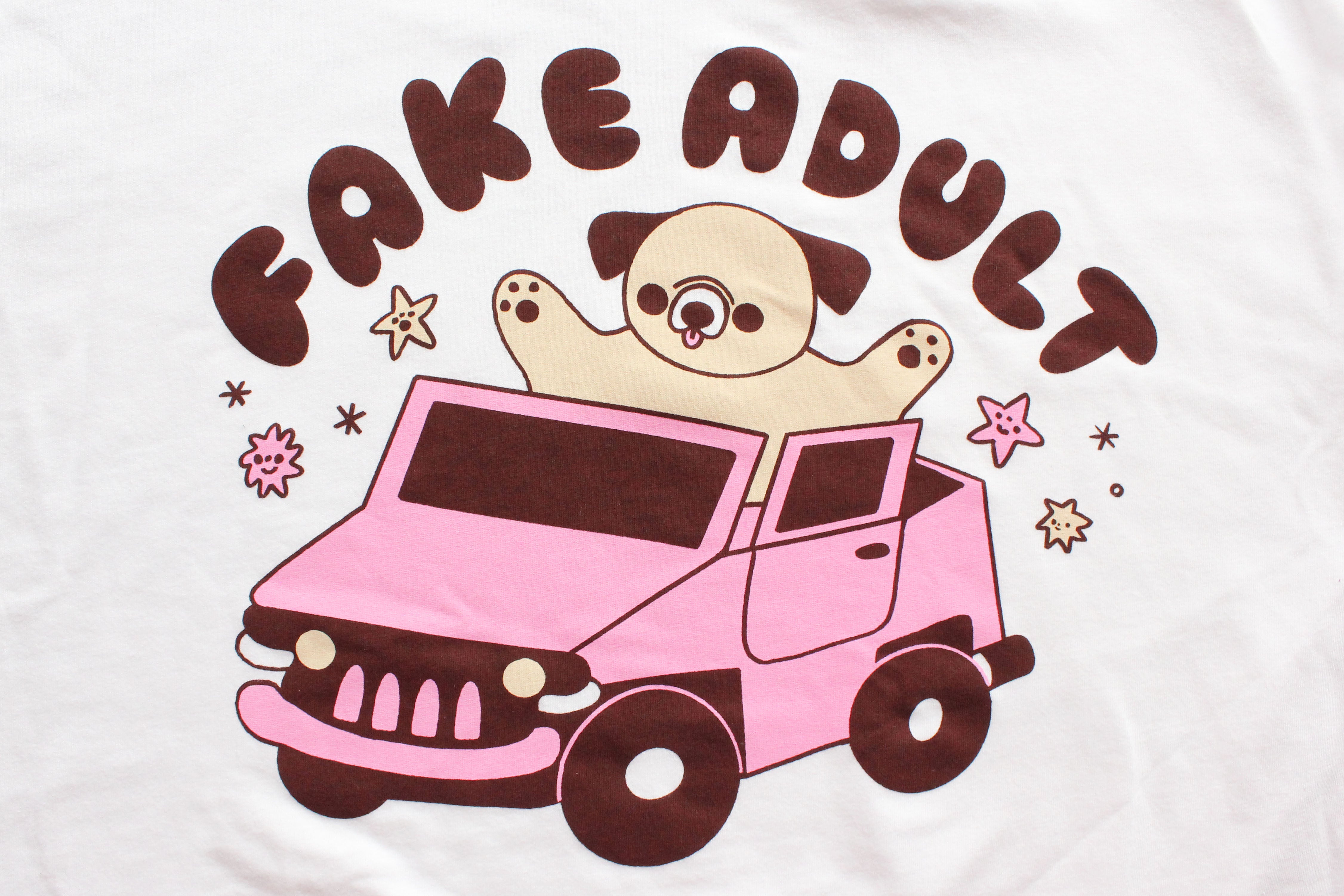 Fake Adult Tee – Tender Ghost