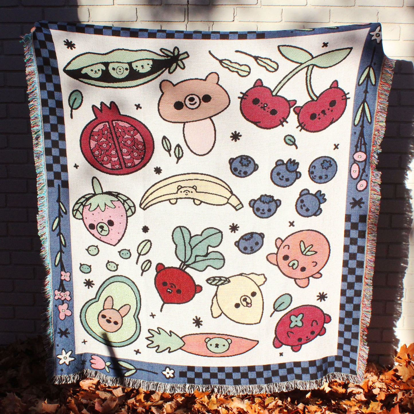 Fruit and Veggies Creature Blanket