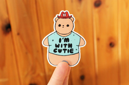 I'm With Cutie Sticker